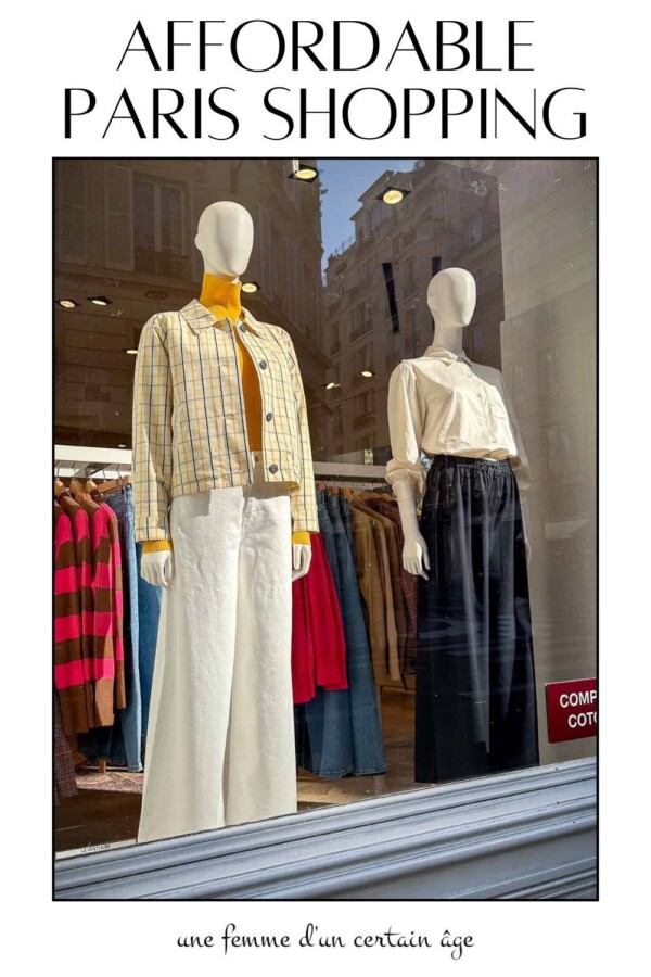 Boutiques de mode Paris