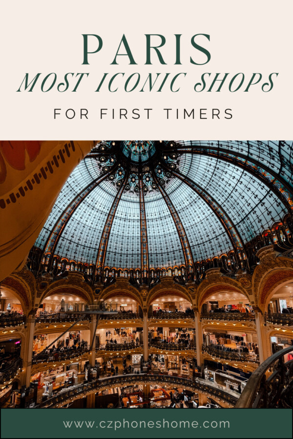 Boutiques de mode Paris